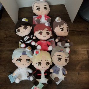 BTS 11" Plush Set of 7: RM, Jin, Suga, J-Hope, Jimin, V, Jungkook
